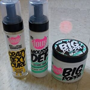 Hair Styling Set - Black and White